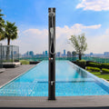 7.2 Feet 9.3 Gallon Solar Heated Shower with Hand and Foot Tap