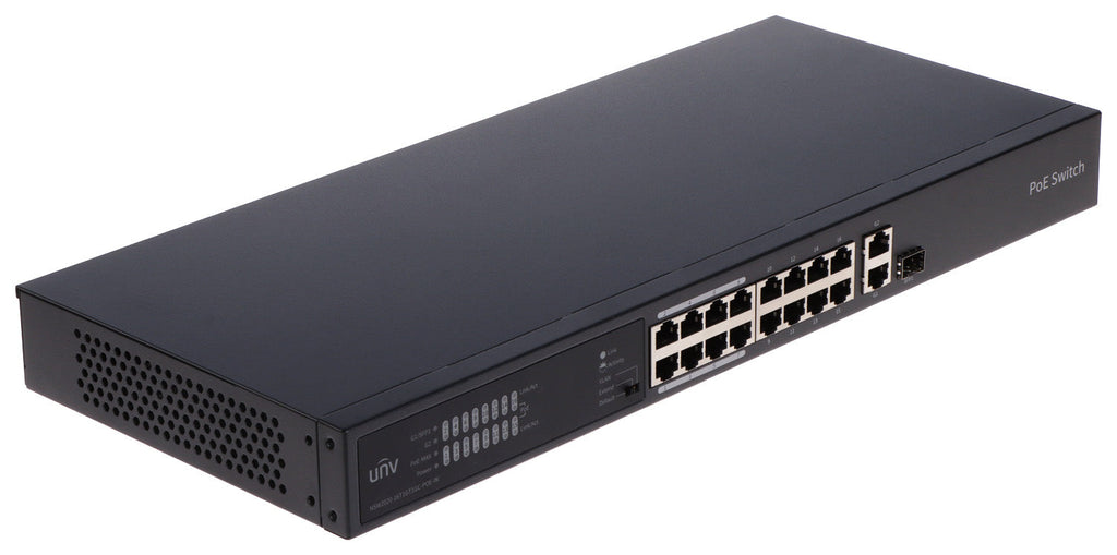UNV NSW2020-16T1GT1GC-POE-IN 18-Port 250W PoE Switch with Gigabit Uplinks