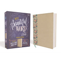Niv, Beautiful Word Bible, Updated Edition, Peel/Stick Bible Tabs, Leathersoft Over Board, Gold/Floral, Red Letter, Comfort Print: 600+ Full-Color Ill - Hardcover