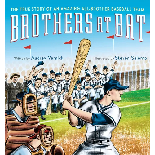 Brothers at Bat: The True Story of an Amazing All-Brother Baseball Team - Hardcover