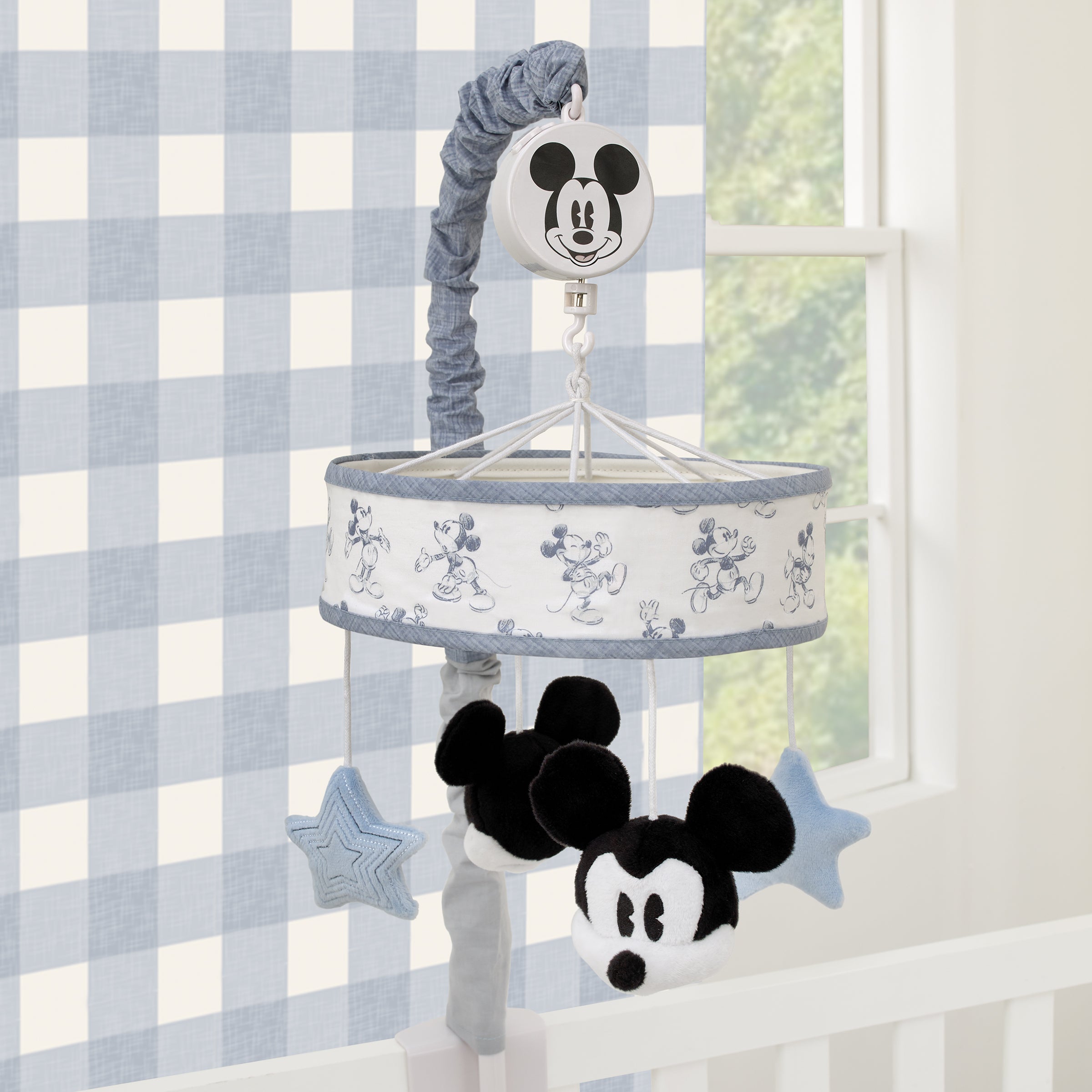 Mickey Mouse - Call Me Mickey Blue and White Stars Musical Mobile