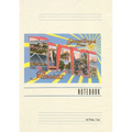 Vintage Lined Notebook Greetings from Miami, Florida - Paperback