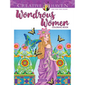 Creative Haven Wondrous Women Coloring Book - Paperback