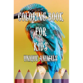 coloring book for kids unique animals: 9*6 inch 100 page 50 drawing - Paperback