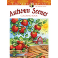Creative Haven Autumn Scenes Coloring Book - Paperback