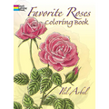 Favorite Roses Coloring Book - Paperback