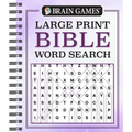 Brain Games - Large Print Bible Word Search - Spiral