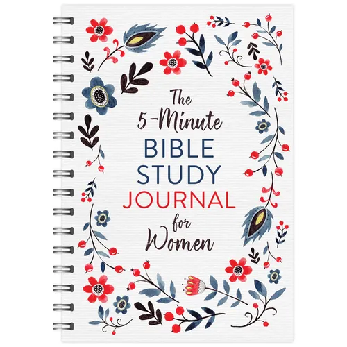 The 5-Minute Bible Study Journal for Women - Spiral