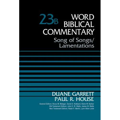 Song of Songs and Lamentations, Volume 23b: 23 - Hardcover