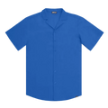 Ocean Blue Men's Button Down Resort Shirt, Modern Fit