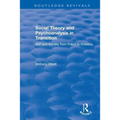 Social Theory and Psychoanalysis in Transition: Self and Society from Freud to Kristeva - Paperback