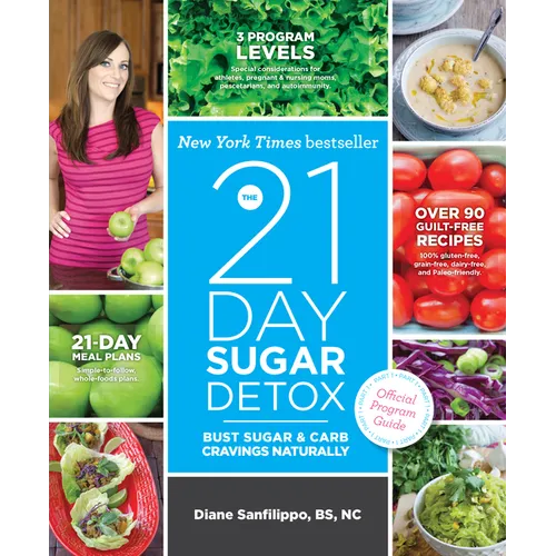 The 21-Day Sugar Detox: Bust Sugar and Carb Cravings Naturally - Paperback