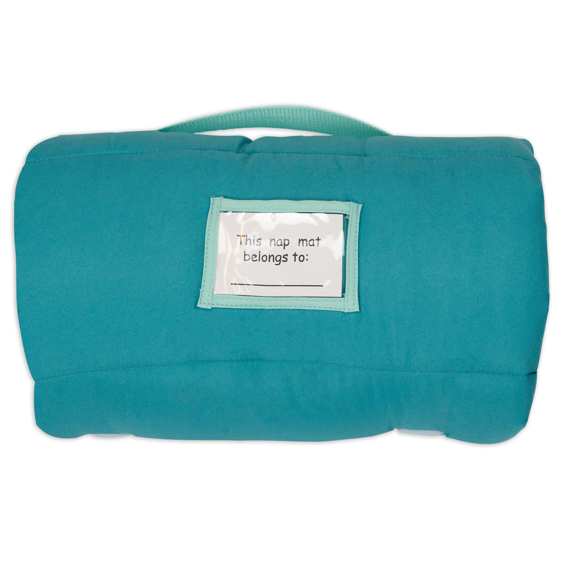 NoJo CoComelon "Love The Ocean" Toddler Nap Mat - Includes Attached Pillow and Fleece Blanket, Light Blue, and Navy