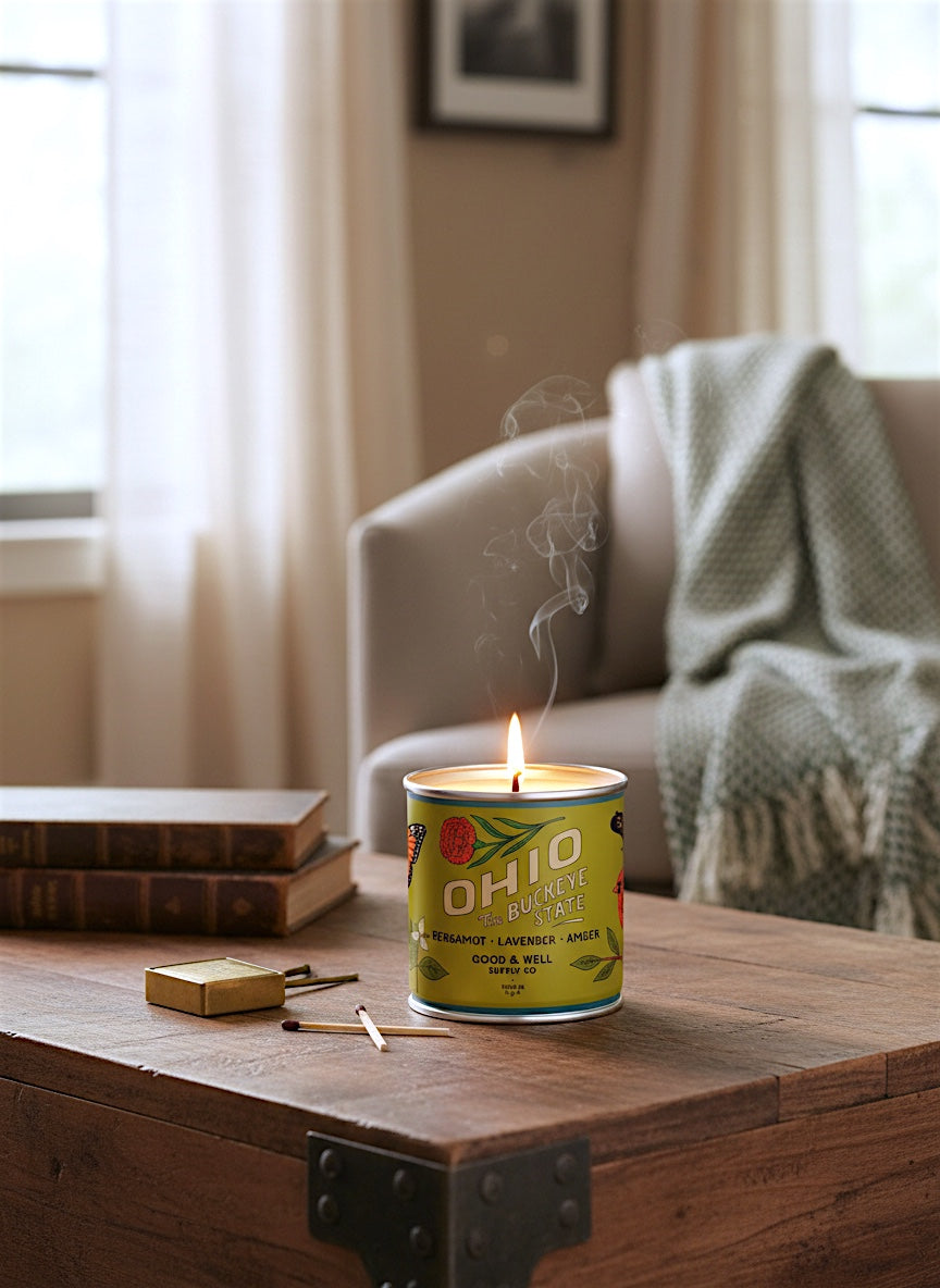 Ohio Buckeye State Candle | Good & Well Supply Co.