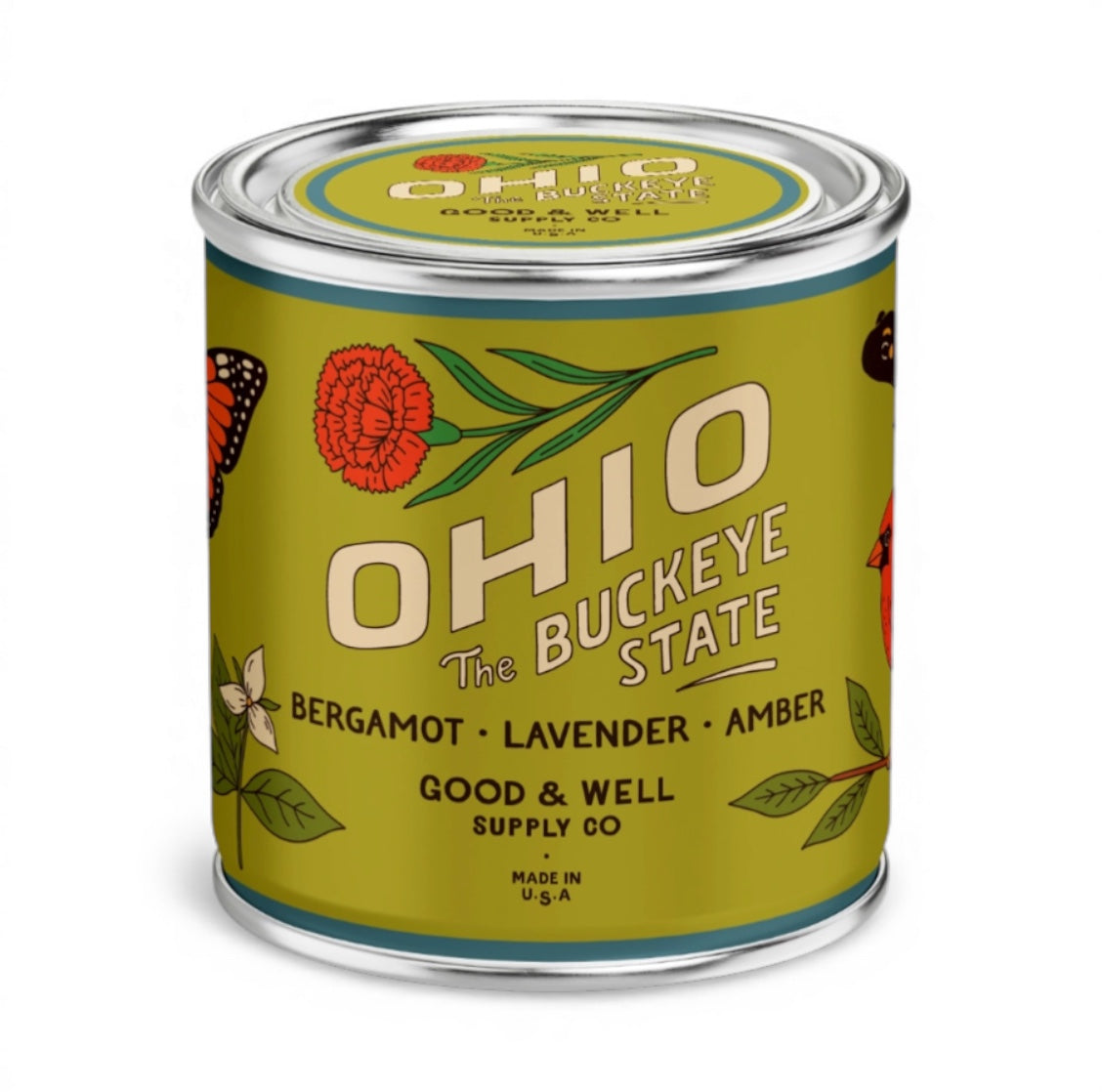 Ohio Buckeye State Candle | Good & Well Supply Co.