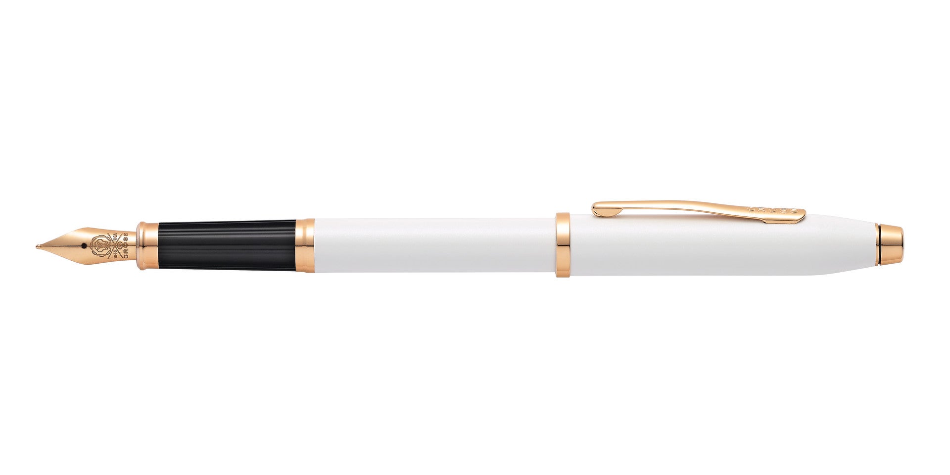 Century® II Pearlescent White Lacquer Medium Nib Fountain Pen