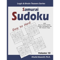 Samurai Sudoku: 500 Easy to Hard Sudoku Puzzles Overlapping into 100 Samurai Style - Paperback