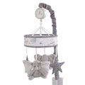 Dumbo Sweet Little Baby Light Blue, White and Gray Dumbo and Stars Plush Musical Mobile