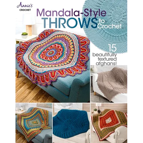 Mandala-Style Throws to Crochet - Paperback