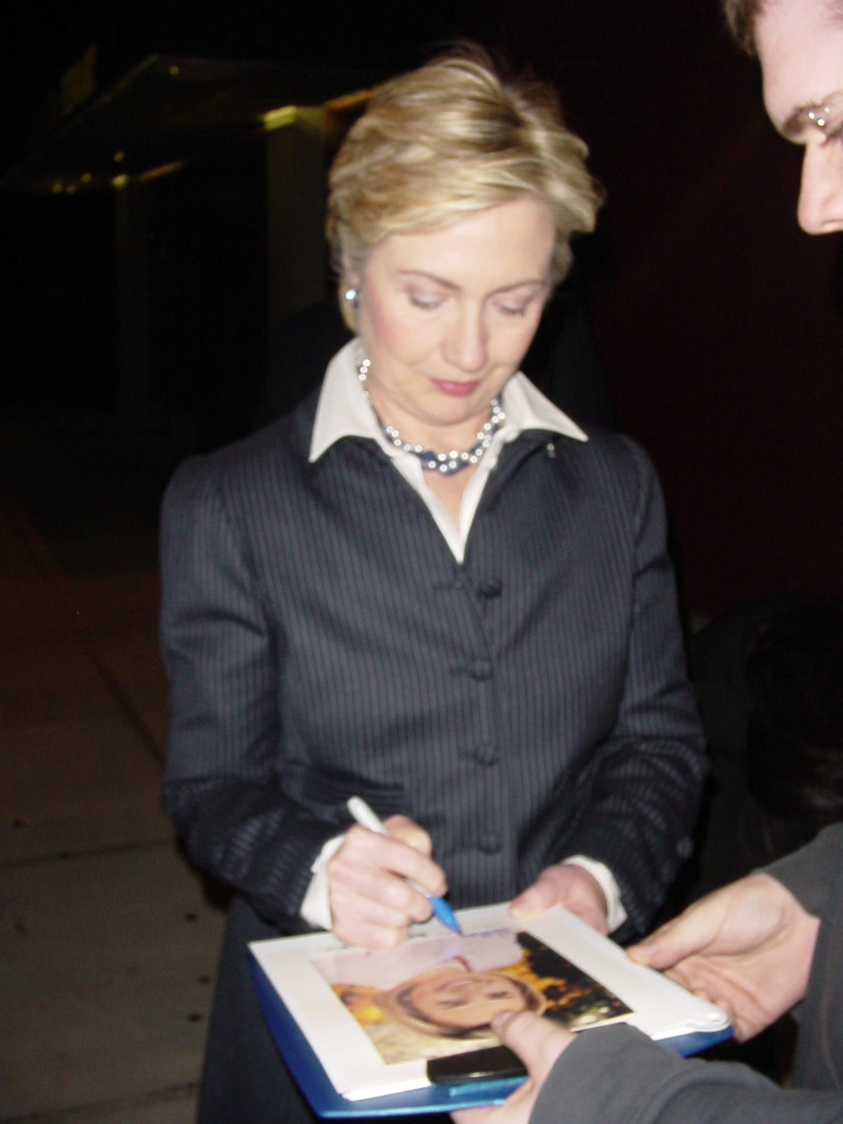 President Bill Clinton & Wife Hillary Signed Framed Photo Display JSA JSA