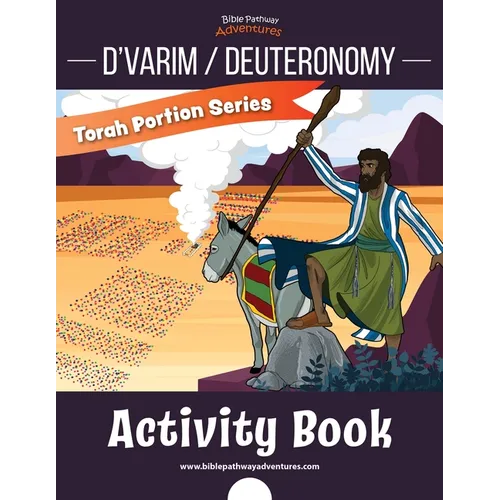 D'varim / Deuteronomy Activity Book: Torah Portions for Kids - Paperback