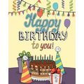 Happy Birthday to You!: Enjoy Relaxation with a Coloring Book in Celebration of Your Special Day - Paperback