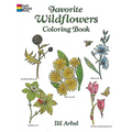 Favorite Wildflowers Coloring Book - Paperback