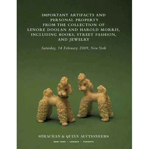 Important Artifacts and Personal Property from the Collection of Lenore Doolan and Harold Morris, Including Books, Street Fashion, and Jewelry - Paperback