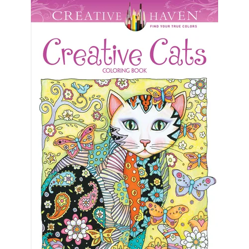 Creative Haven Creative Cats Coloring Book - Paperback