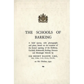 The Schools of Barking - Paperback