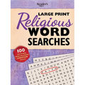 Reader's Digest Large Print Religious Word Search: 100 Easy-To-Read Brain-Challenging Christian Puzzles - Paperback