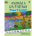 Animals on Parade Find and Color - Paperback