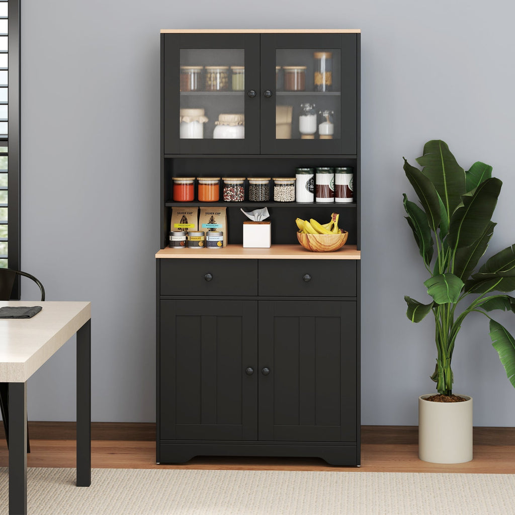 Pantry Cabinet with 2 Removable Shelves