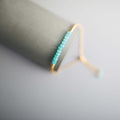Blue Chalcedony Adjustable Stacking Bracelet