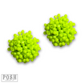 Neon cluster earring