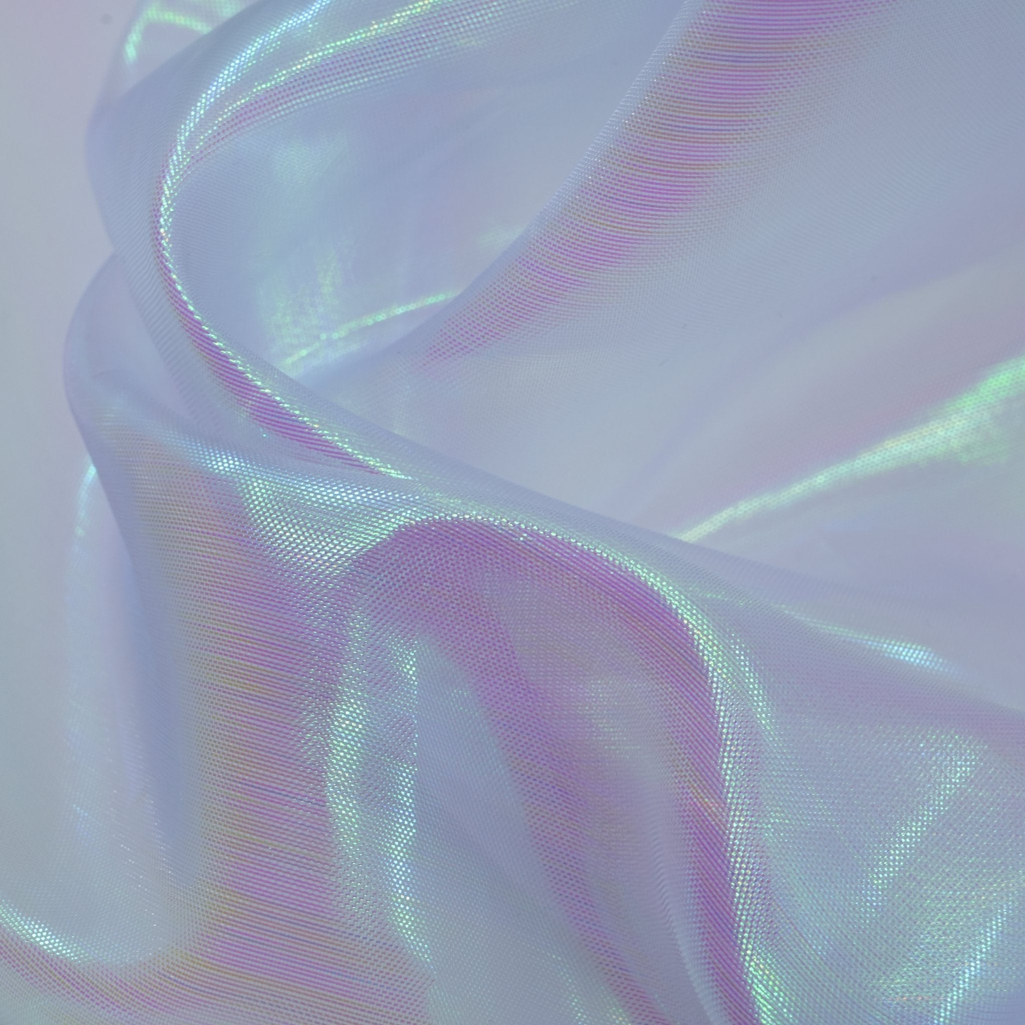 Pastel Iridescent Organza Fabric | Blue Moon Fabrics