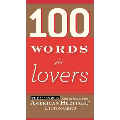 100 Words for Lovers - Paperback