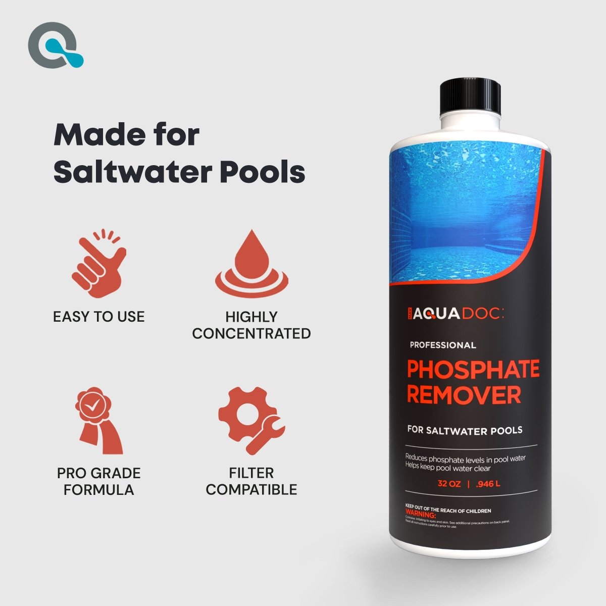Phosphate Remover for Saltwater Pools