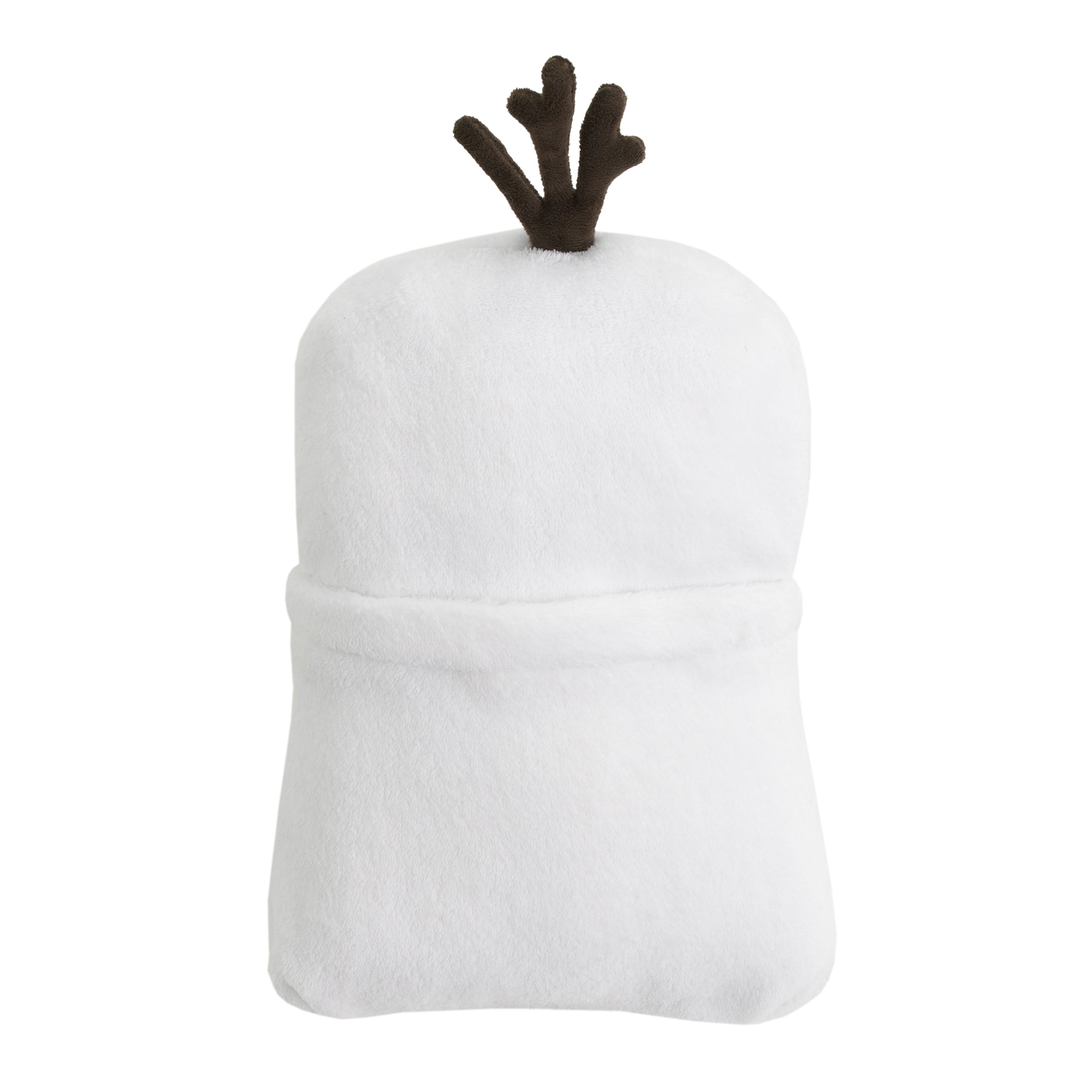 Disney Frozen Winter Cheer White, Orange, Brown Olaf Character Shaped Blanket
