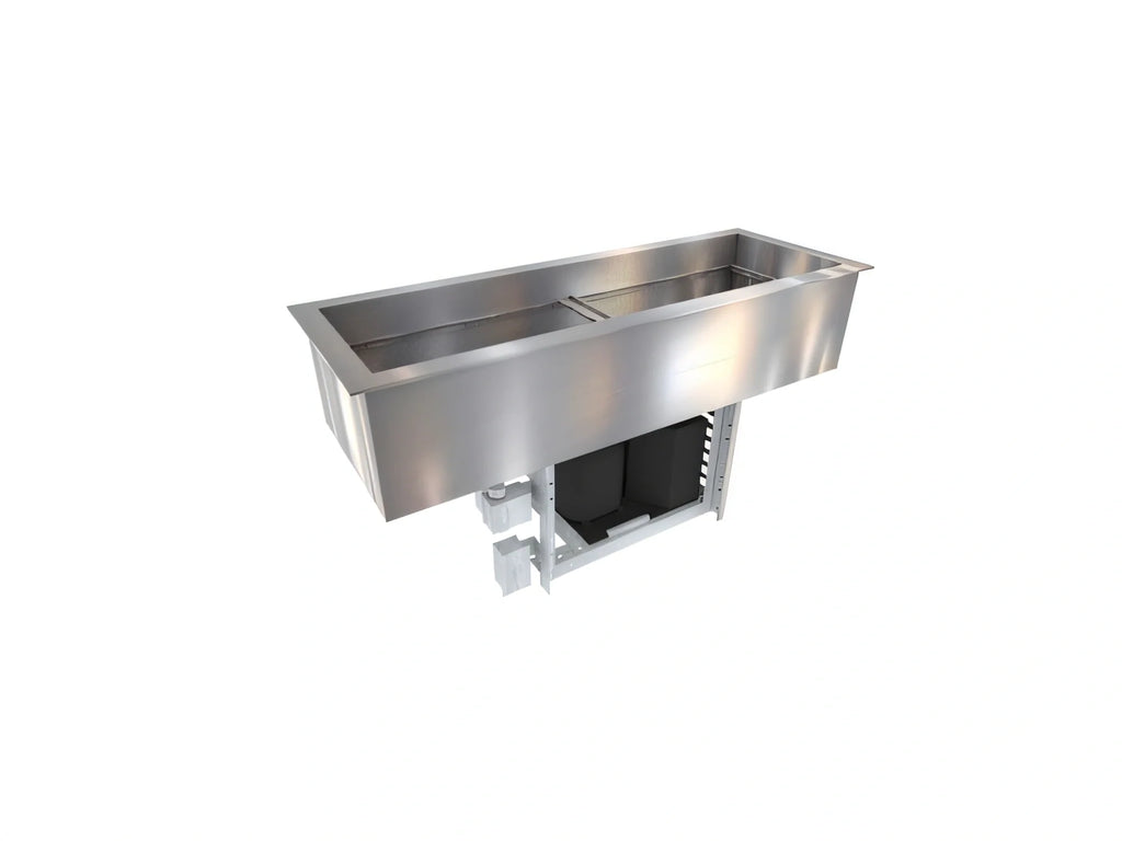 Duke CP2-SL-DC-D Drop-In 2-Pan Refrigerated Cold Food Well, Full-Size, Self-Contained, Touchscreen