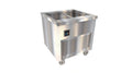 Duke Thurmaduke TCM-32SS-N7 Mobile 32-Inch Stainless Steel Cold Food Unit with 8-Inch Mechanical Cold Pan and Touchscreen Control