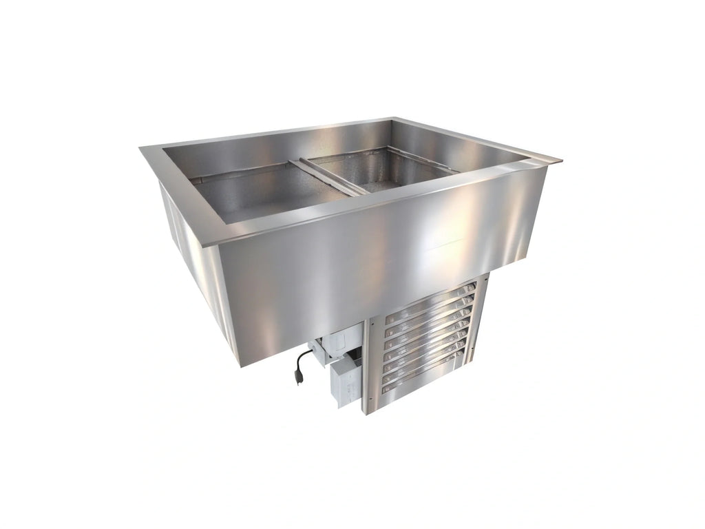 Duke CP2-SB-DC-D 2-Pan Drop-In Refrigerated Cold Food Well, Self-Contained, Full-Size, Touchscreen Control