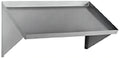 Eagle Group 606643-X Wall-Mounted Solid Slanted Dish Table Rack Shelf, 63"W, Right-Side Drip Tube, 304 Stainless Steel
