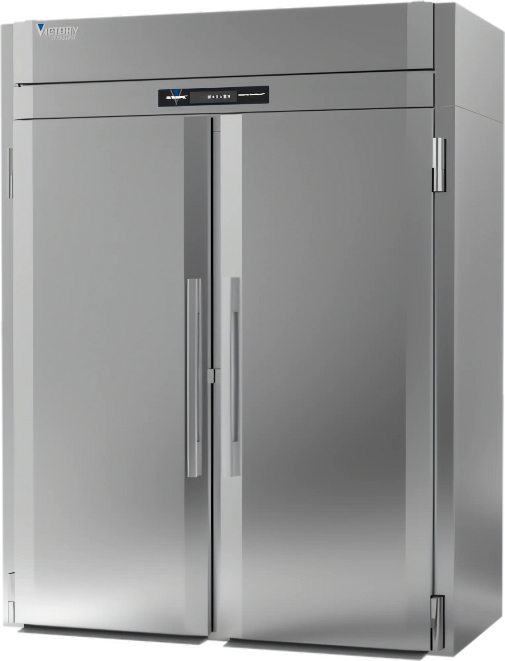 Victory Refrigeration UltraSpec™ FIS-2D-S1-PT-XH-HC Extra-High Two-Section Roll-Thru Freezer, Self-Contained, Stainless Steel