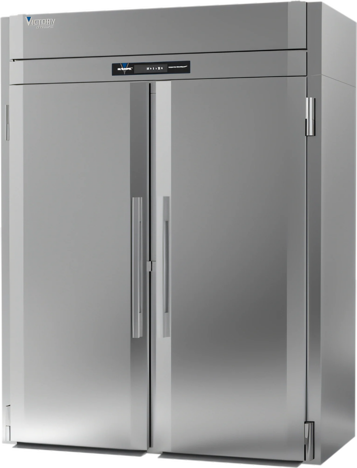 Victory Refrigeration UltraSpec™ FIS-2D-S1-PT-XH-HC Extra-High Two-Section Roll-Thru Freezer, Self-Contained, Stainless Steel