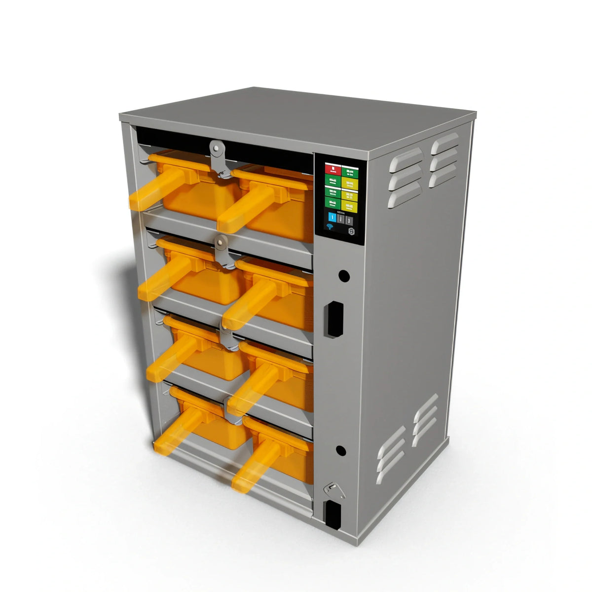 Duke ReadyFlex™ RFHU-42-4 8-Compartment Countertop Hot Holding Cabinet, 4-Inch Deep Pan Slots, Touchscreen Control, Stainless Steel
