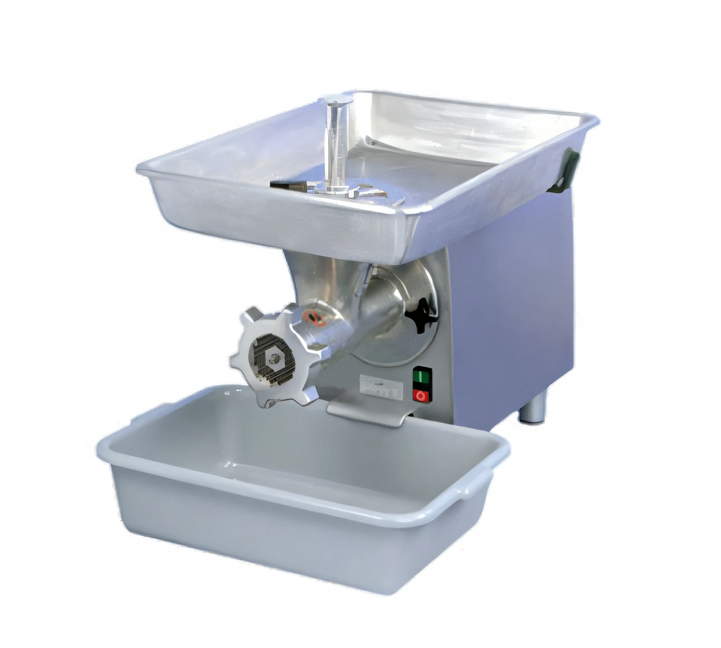 Univex MG22 Bench-Style Gear-Driven Meat Grinder, #22 Hub, 1 HP, Aluminum Pan and Housing