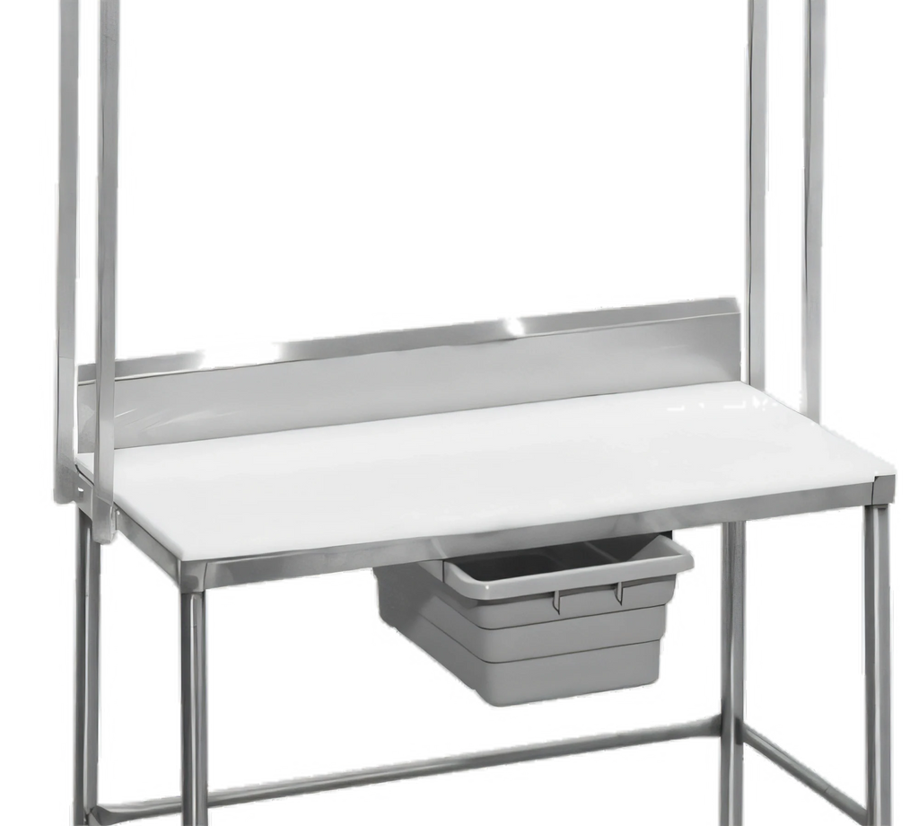Channel BS3 36-Inch Stainless Steel Work Table Backsplash