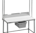 Channel BS3 36-Inch Stainless Steel Work Table Backsplash