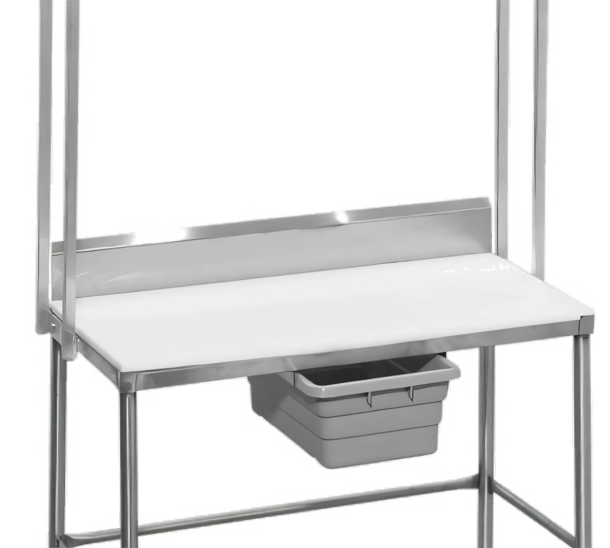 Channel BS3 36-Inch Stainless Steel Work Table Backsplash